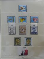 DDR ab Anfängen gestempelt besammelt in 6 Lindner-Alben #MA210