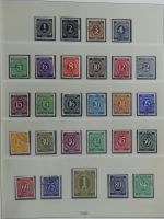 Alliierte Besetzung SBZ und Bi-Zone teilbesammelt im Lindner Vordruck #MA211