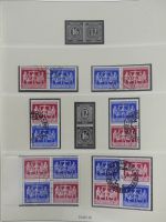 Alliierte Besetzung SBZ und Bi-Zone teilbesammelt im Lindner Vordruck #MA211