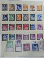 Alliierte Besetzung SBZ und Bi-Zone teilbesammelt im Lindner Vordruck #MA211