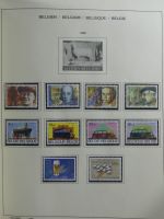 Belgien 1971-2000 besammelt über 1.200 € KW im Schaubek Album #MA223