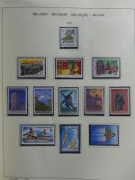 Belgien 1971-2000 besammelt über 1.200 € KW im Schaubek Album #MA223