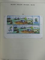 Belgien 1971-2000 besammelt über 1.200 € KW im Schaubek Album #MA223