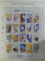 Belgien 1971-2000 besammelt über 1.200 € KW im Schaubek Album #MA223