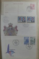 Luxemburg Sammlung FDCs in 6 Mappen #MA224