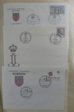 Luxemburg Sammlung FDCs in 6 Mappen #MA224