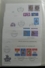 Luxemburg Sammlung FDCs in 6 Mappen #MA224