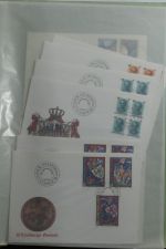 Luxemburg Sammlung FDCs in 6 Mappen #MA224