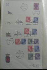 Luxemburg Sammlung FDCs in 6 Mappen #MA224