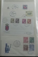 Luxemburg Sammlung FDCs in 6 Mappen #MA224