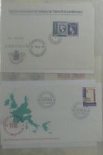 Luxemburg Sammlung FDCs in 6 Mappen #MA224