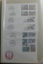 Luxemburg Sammlung FDCs in 6 Mappen #MA224