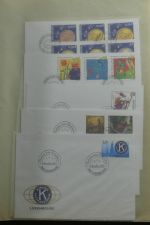 Luxemburg Sammlung FDCs in 6 Mappen #MA224