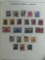 Deutsches Reich überwiegend gestempelt besammelt im Schaubek Album #MA229