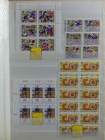 DDR 4er Blöcke und Zd im Einsteck Album #MA230