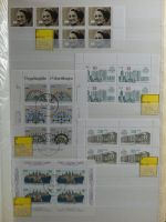 DDR 4er Blöcke und Zd im Einsteck Album #MA230