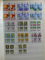 DDR 4er Blöcke und Zd im Einsteck Album #MA230