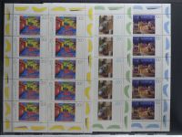 BRD Bund 64 verschiedene 10er Bögen im Einsteck Album #MA233