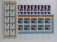 BRD Bund 61 verschiedene 10er Bögen im Einsteck Album #MA234