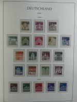 Berlin mit Teilen der Anfänge gestempelt im Leuchtturm Album #MA236