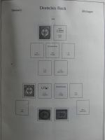 Deutsches Reich alte KA-BE Schwarte u.a. auch mit Bund im KA-BE Album #MA240