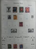 Deutsches Reich alte KA-BE Schwarte u.a. auch mit Bund im KA-BE Album #MA240