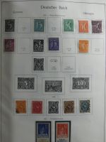 Deutsches Reich alte KA-BE Schwarte u.a. auch mit Bund im KA-BE Album #MA240