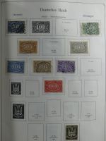 Deutsches Reich alte KA-BE Schwarte u.a. auch mit Bund im KA-BE Album #MA240