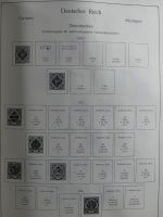 Deutsches Reich alte KA-BE Schwarte u.a. auch mit Bund im KA-BE Album #MA240