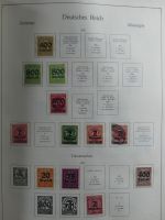 Deutsches Reich alte KA-BE Schwarte u.a. auch mit Bund im KA-BE Album #MA240