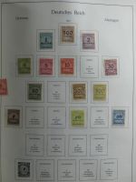 Deutsches Reich alte KA-BE Schwarte u.a. auch mit Bund im KA-BE Album #MA240