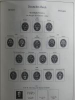 Deutsches Reich alte KA-BE Schwarte u.a. auch mit Bund im KA-BE Album #MA240