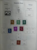 Deutsches Reich alte KA-BE Schwarte u.a. auch mit Bund im KA-BE Album #MA240