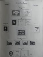 Deutsches Reich alte KA-BE Schwarte u.a. auch mit Bund im KA-BE Album #MA240