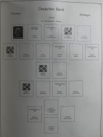 Deutsches Reich alte KA-BE Schwarte u.a. auch mit Bund im KA-BE Album #MA240