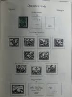 Deutsches Reich alte KA-BE Schwarte u.a. auch mit Bund im KA-BE Album #MA240