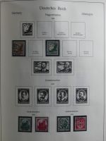 Deutsches Reich alte KA-BE Schwarte u.a. auch mit Bund im KA-BE Album #MA240