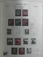 Deutsches Reich alte KA-BE Schwarte u.a. auch mit Bund im KA-BE Album #MA240