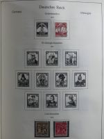 Deutsches Reich alte KA-BE Schwarte u.a. auch mit Bund im KA-BE Album #MA240