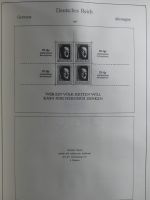 Deutsches Reich alte KA-BE Schwarte u.a. auch mit Bund im KA-BE Album #MA240