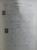 Deutsches Reich alte KA-BE Schwarte u.a. auch mit Bund im KA-BE Album #MA240