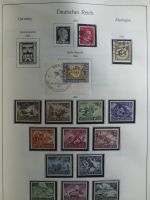 Deutsches Reich alte KA-BE Schwarte u.a. auch mit Bund im KA-BE Album #MA240