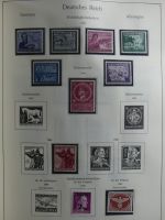 Deutsches Reich alte KA-BE Schwarte u.a. auch mit Bund im KA-BE Album #MA240