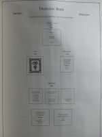 Deutsches Reich alte KA-BE Schwarte u.a. auch mit Bund im KA-BE Album #MA240