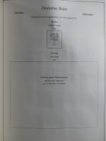 Deutsches Reich alte KA-BE Schwarte u.a. auch mit Bund im KA-BE Album #MA240