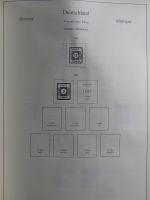 Deutsches Reich alte KA-BE Schwarte u.a. auch mit Bund im KA-BE Album #MA240