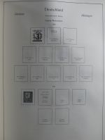 Deutsches Reich alte KA-BE Schwarte u.a. auch mit Bund im KA-BE Album #MA240