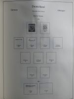 Deutsches Reich alte KA-BE Schwarte u.a. auch mit Bund im KA-BE Album #MA240