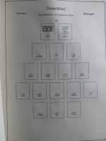 Deutsches Reich alte KA-BE Schwarte u.a. auch mit Bund im KA-BE Album #MA240