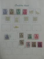 Deutsches Reich Borek Sammlung mit Falz oder gestempelt im Borek Binder #MA252